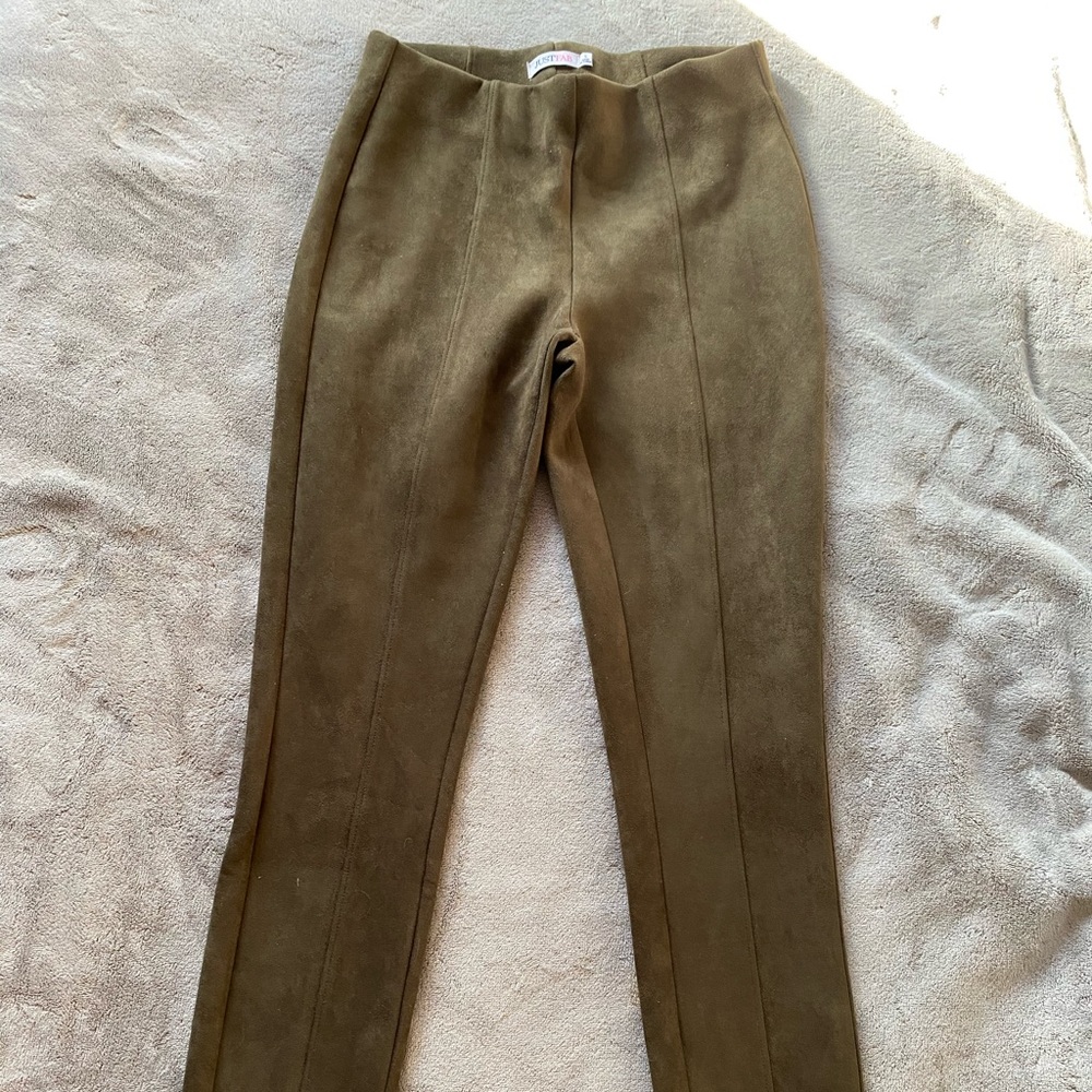 Suede pants